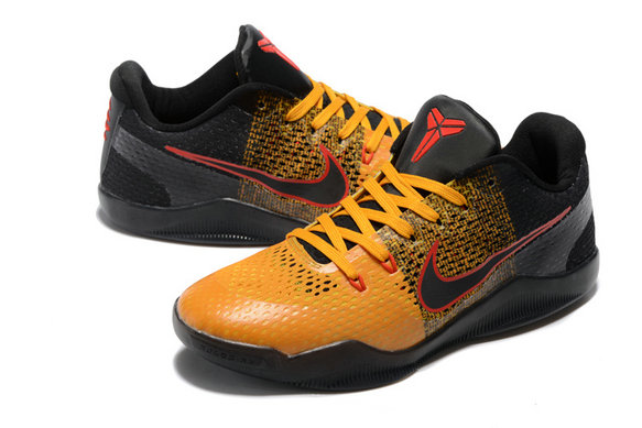 Kobe 11(XI) Yellow Black Red Basketball Shoes